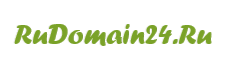 Логотип хостинговой компании RuDomain24.ru